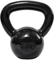 Amazon Basics öntöttvas kettlebell 8 kg fekete súlyzó edzéshez