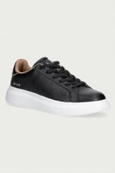 Just Cavalli sportcipő férfi bőr - fekete Férfi 43 - answear - 58 990 Ft