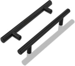 LONTAN Ls201 bútorfogantyú, 160 mm tengelytáv, fekete, 10 db (Ls201)