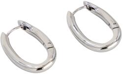 Glamiss Ezüst fülbevaló ovális polírozott nemesacél Glamiss
