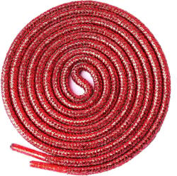 Olukssck csillogó kerek cipőfűző, 2 pár - piros - 100 cm