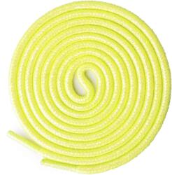 Olukssck csillogó kerek cipőfűző - sárga - 160 cm - 2 pár