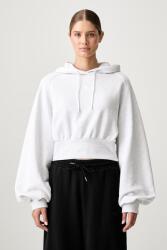 PUMA kapucnis melegítőfelső női pamut Essentials Cropped Balloon - szürke S