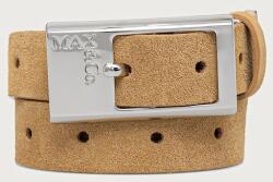Max&Co Max&Co. női velúrbőr öv MCAGIOCO - bézs S