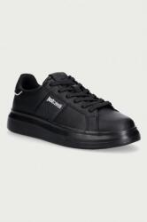 Just Cavalli sportcipő férfi bőr - fekete Férfi 41 - answear - 63 990 Ft