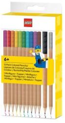 LEGO® Színes ceruza készlet 12db-os LEGO mini figurával (53706)