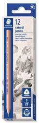 STAEDTLER Grafitceruza, 2B, háromszögletű, vastag, STAEDTLER "Noris® natural jumbo 119N (TS119N2B) - iroda24