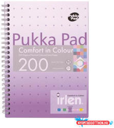 Pukka Pad Spirálfüzet, A5, vonalas, 100 lap, PUKKA PAD "Irlen Jotta Lavender (COR_PUPIRJA5L)