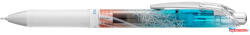 Pentel Zseléstoll, 0, 25 mm, nyomógombos, PENTEL "EnerGel BLN75 Kiriko, Kikutsunagi", kék (COR_PENBLN75ED5)
