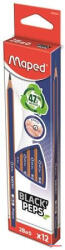 Maped Grafitceruza, 2B, háromszögletű, MAPED "Black' Peps Navy (IMA850822)