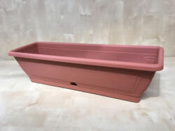 IL-PE terracotta virágláda tálcával, 60 cm