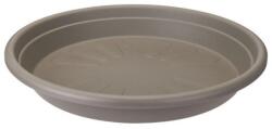Elho Saucer Square 25 cm Taupe műanyag alátét