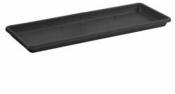 Elho Barcelona trough saucer 40 cm anthracit színű ládához, műanyag alátét