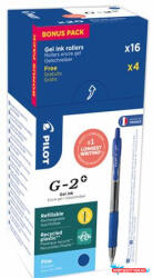Pilot Zseléstoll, 0, 32 mm, nyomógombos, PILOT "G-2", 20 db, kék (COR_PG27LD)