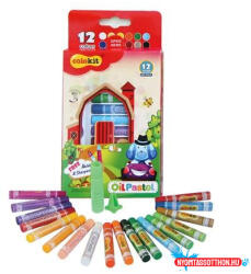 COLOKIT Olajpasztell kréta COLOKIT "Oil Pastel", 12 különböző szín (FOC011)