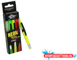 WEDO Multifunkciós golyóstoll, szövegkiemelő, érintő toll készlet, WEDO "3-in-1", neon színek (UW261610499) - nyomtassotthon
