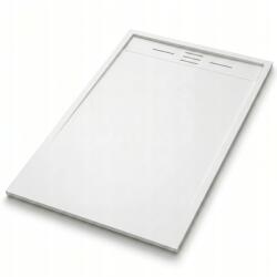 tech globe Zuhanytálca 110x80 fehér téglalap alakú vágott alacsony Smc szifon (TS-TRAY-B-110X80-WHITE)