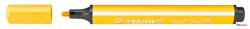 STABILO Filctoll, 1, 5-2 mm, rugós hegy, STABILO "Trio Scribbi", sárga (TST368944)