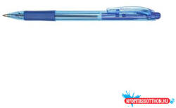 Pentel Golyóstoll, 0, 35 mm, nyomógombos, PENTEL "BK417", kék (COR_PENBK417K)
