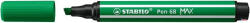 STABILO Filctoll, 1-5 mm, vágott hegy, STABILO "Pen 68 MAX", zöld (COR_TST76836)