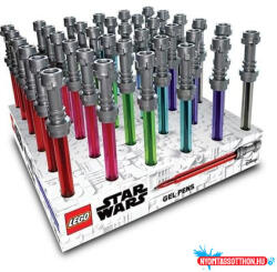 LEGO® Zseléstoll display, 0, 7 mm, fénykard, LEGO "Star Wars", 6 különböző szín (COR_LCDU53289P)