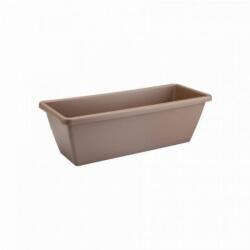 elho Barcelona trough 70 cm taupe színű, műanyag balkonláda