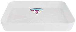 Elho Loft Urban Saucer Square White műanyag alátét 22 cm