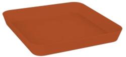Elho Loft Urban Saucer Square Brique műanyag alátét 22 cm