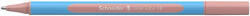 Schneider Golyóstoll, 0, 7 mm, kupakos, SCHNEIDER "Slider Edge XB Pastel", halvány piros (COR_TSCSLEXPP)