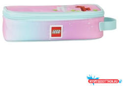 LEGO® Tolltartó, szögletes, cipzáras, LEGO "Iconic Sparkle", rózsaszín-mintás (COR_L100522406)