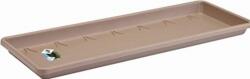 Elho Barcelona trough saucer 40 cm taupe színű ládához, műanyag alátét