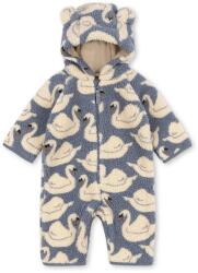 Konges Sløjd kezeslábas gyerek polár JODY TEDDY ONESIE GRS - kék 80