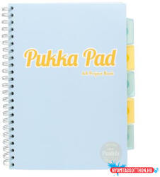 Pukka Pad Spirálfüzet, A4, vonalas, 100 lap, PUKKA PAD "Pastel project book", vegyes szín (COR_PUP2012V)