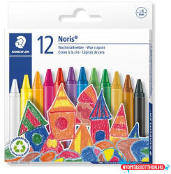 STAEDTLER Zsírkréta, STAEDTLER "Noris 220", 12 különböző szín (TS220NC12) - nyomtassotthon