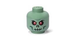 LEGO Doboz LEGO fej, kicsi, Green Skeleton tárolódoboz (40310803)