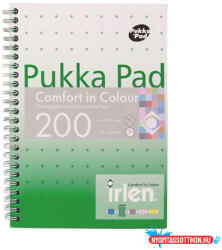 Pukka Pad Spirálfüzet, A5, vonalas, 100 lap, PUKKA PAD "Irlen Jotta Green (COR_PUPIRJA5G)