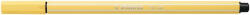 STABILO Filctoll, 1 mm, STABILO "Pen 68", világossárga (COR_TST68231)