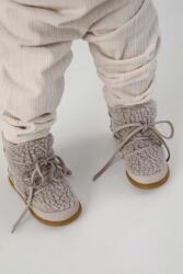Donsje gyerek hócipő bőrből Ceesa Shoes - bézs 21