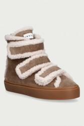 Inuikii Shearling Velcro High sportcipő női velúr - bézs Női 38