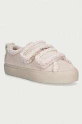 Inuikii Shearling Low Velcro Pastelle sportcipő női velúr - bézs Női 38