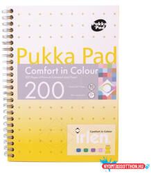 Pukka Pad Spirálfüzet, A5, vonalas, 100 lap, PUKKA PAD "Irlen Jotta Gold (COR_PUPIRJA5GL)
