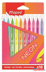 Maped Filctoll készlet, 2, 8 mm, kimosható, MAPED "Neon", 10 különböző szín (IMA845419) - nyomtassotthon