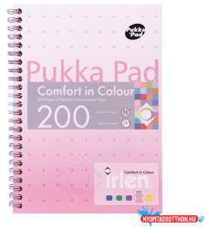 Pukka Pad Spirálfüzet, A5, vonalas, 100 lap, PUKKA PAD "Irlen Jotta Rose (COR_PUPIRJA5R)