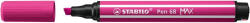 STABILO Filctoll, 1-5 mm, vágott hegy, STABILO "Pen 68 MAX", pink (TST76856) - nyomtassotthon