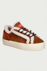 Inuikii Lila Shearling Lace Up sportcipő női velúr - barna Női 41