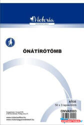 Victoria Paper Önátírótömb, A5, 50x3 lap, VICTORIA PAPER (COR_ONVA5503)