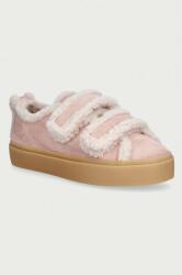 Inuikii Shearling Low Velcro Pastelle sportcipő női velúr - rózsaszín Női 41