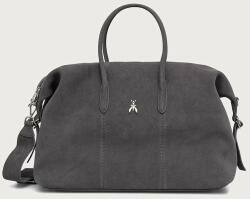 Patrizia Pepe shopper női velúrbőr - szürke Univerzális méret
