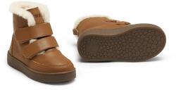 Donsje gyerek télicipő velúrból Clenn Boots - barna 24