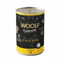 WOOLF Ultimate Konzerv Nedves kutyaeledel adult Csirke Zsálya 400g